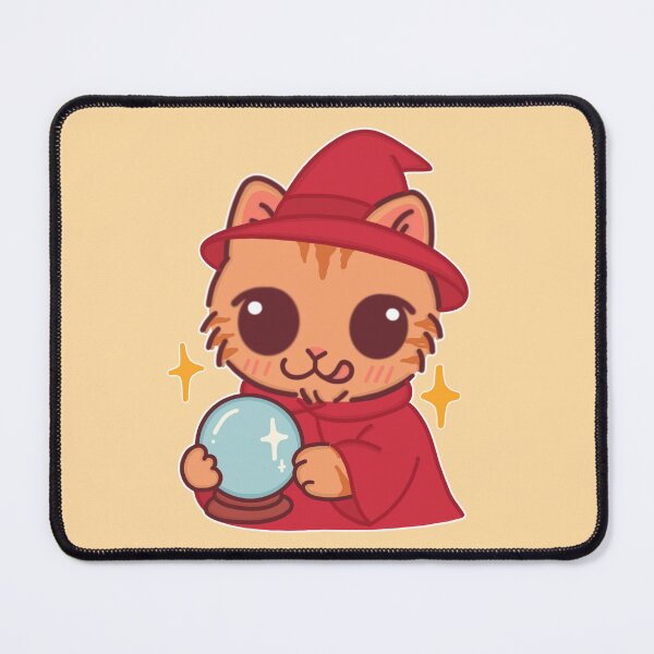 Item preview, Future Whisperer Cat with Crystal Ball | Cute Magical Cat Art designed and sold by BGMeYou.
