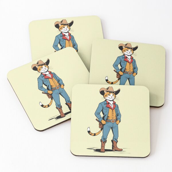 Item preview, Cowboy cat designed and sold by Atlantico54.