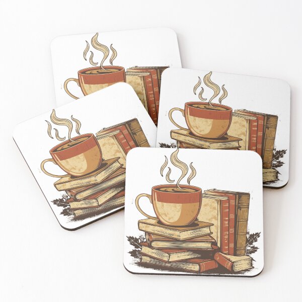 Item preview, vintage Still Life Coffee and Books designed and sold by Coffread.