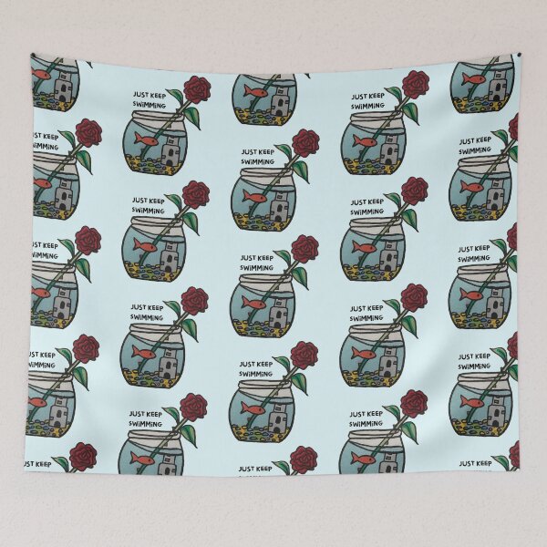 Item preview, Just keep swimming designed and sold by CreatedByKay-.