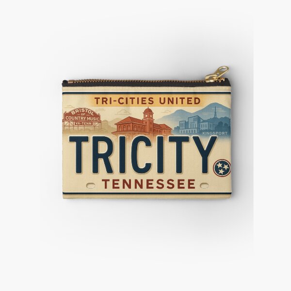 Item preview, Tri-Cities Tennessee License Plate: Roadtrip Pride in America designed and sold by Globalcitytees.
