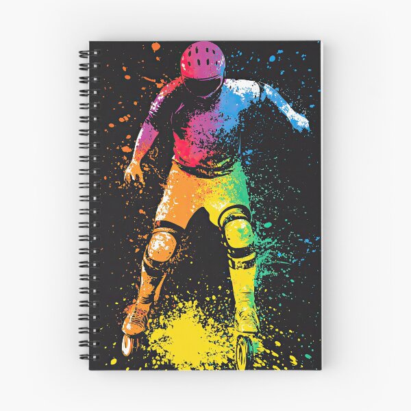 Item preview, Explosive Energy Surrounds Skater In Mid-Charge designed and sold by Piotrek0001.