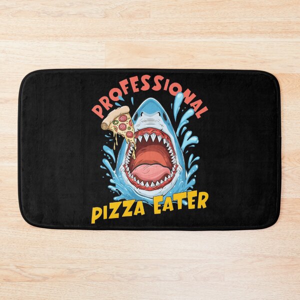 Item preview, Professional Pizza Eater – Funny Cartoon Shark designed and sold by Fragy72.