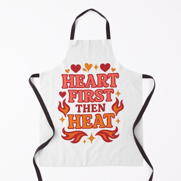 Item preview, Heart First Then Heat – Queer Love & Passion Retro Design designed and sold by Haus Of Sin.