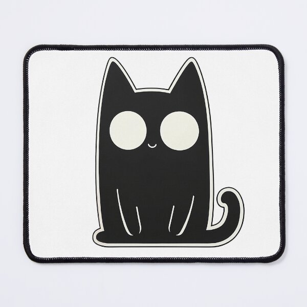 Item preview, Big-Eyed Shadow Cat Pure Kawaii Charm designed and sold by Bearabilia.