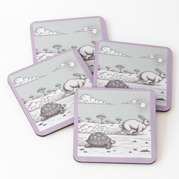 Item preview, Rabbit and the Tortoise designed and sold by 3Pdesigncreators.