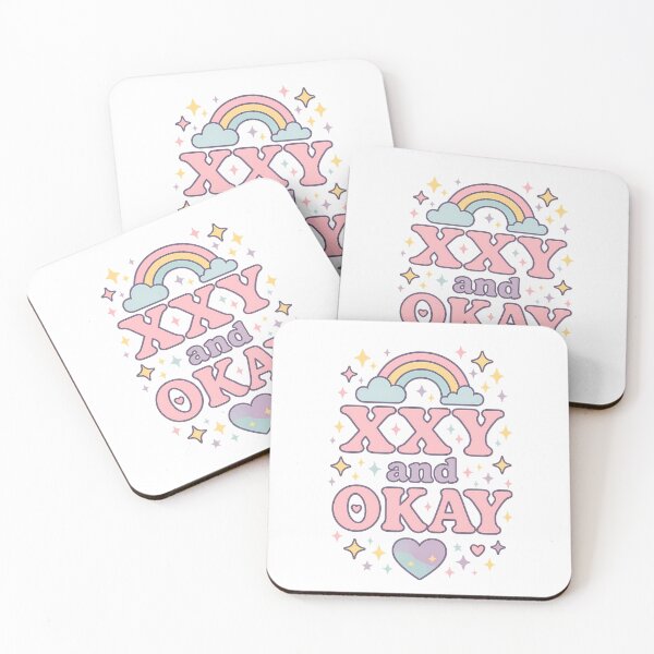 Item preview, XXY and Okay – Klinefelter Syndrome Awareness Pride Design designed and sold by Haus Of Sin.