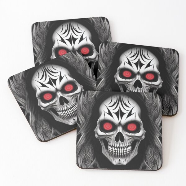 Item preview, Heavy Metal Skull Art designed and sold by TheDarkWardrobe.
