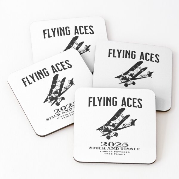 Item preview, Flying Aces 2025 Rubberband powered free flight biplane flying airplane designed and sold by DraklithsDen.