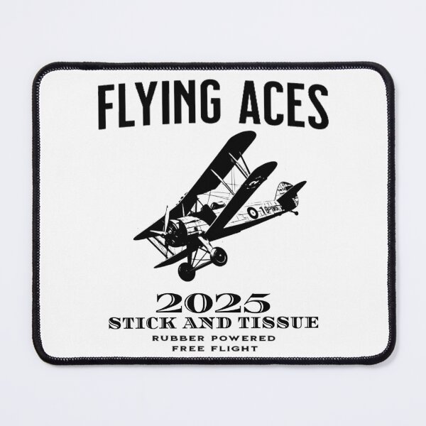 Item preview, Flying Aces 2025 Rubberband powered free flight biplane flying airplane designed and sold by DraklithsDen.