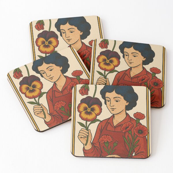 Item preview, The Florist Tarot-Inspired Botanical Card Art	 designed and sold by weirdfishes123.