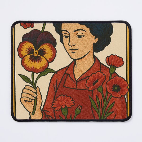 Item preview, The Florist Tarot-Inspired Botanical Card Art designed and sold by weirdfishes123.