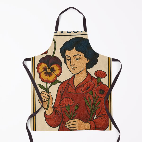Item preview, The Florist Tarot-Inspired Botanical Card Art designed and sold by weirdfishes123.