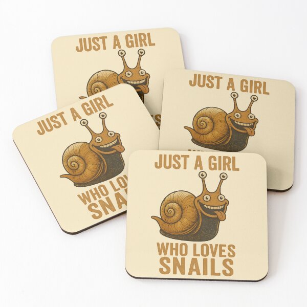 Item preview, Just A Girl Who Loves Snails. Cute animal. designed and sold by Shoot-The-Moon.