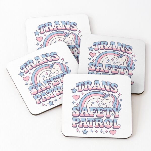 Item preview, Trans Safety Patrol – Pastel Unicorn Pride Power designed and sold by Haus Of Sin.