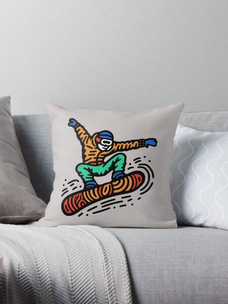 Item preview, Cool Snowboarder - Colorful jumping Snowboarder designed and sold by JDLDesignStudio.