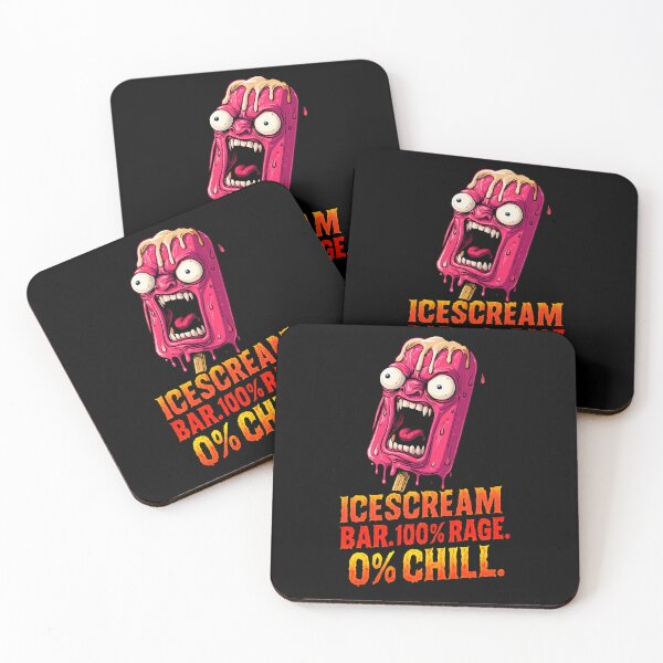 Item preview, ICESCREAM BAR. 100% RAGE. 0%CHILL. designed and sold by IndieQuill .