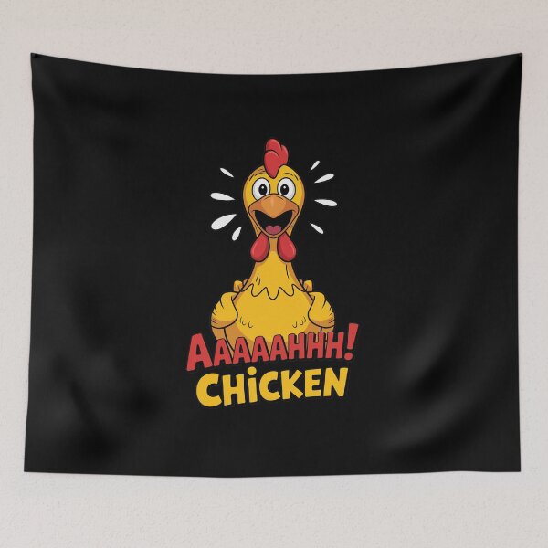 Item preview, AAAAAH Rubber Chicken designed and sold by MonkiFlipp.
