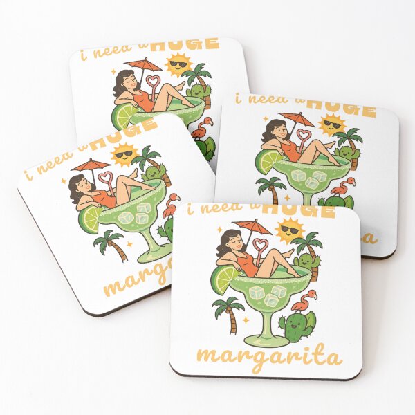 Item preview, vintage funny margarita cocktail saying i need a huge margarita quote, lime juice designed and sold by LuxeGraphix.