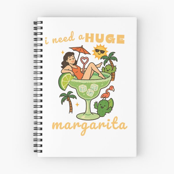 Item preview, vintage funny margarita cocktail saying i need a huge margarita quote, lime juice designed and sold by LuxeGraphix.