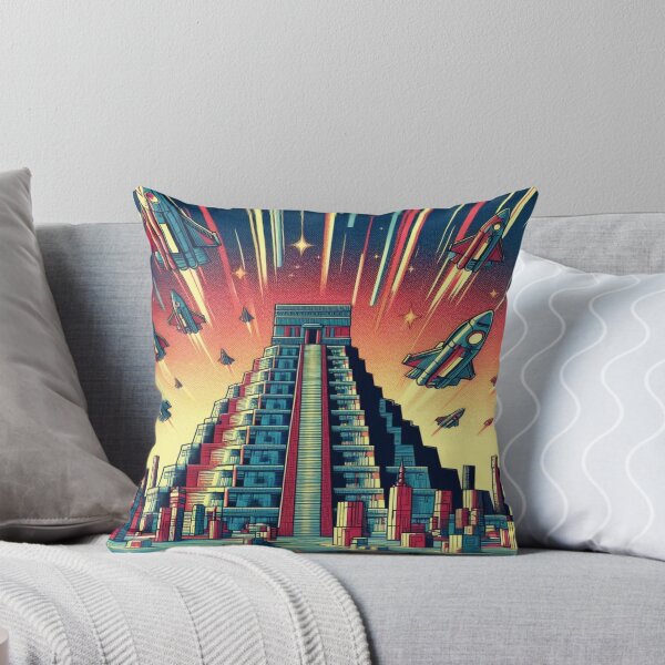 Item preview, Mayan pyramids and spaceships  designed and sold by Dogandesighn.