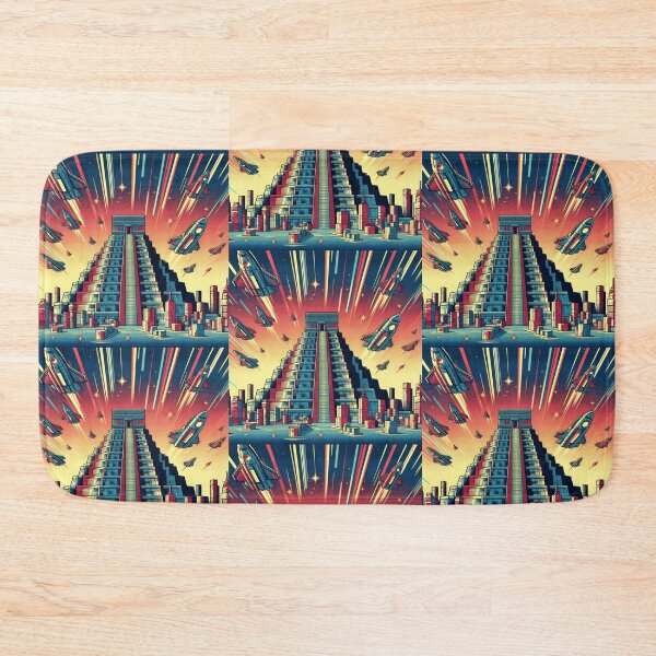 Item preview, Mayan pyramids and spaceships  designed and sold by Dogandesighn.