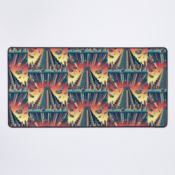 Item preview, Mayan pyramids and spaceships designed and sold by Dogandesighn.