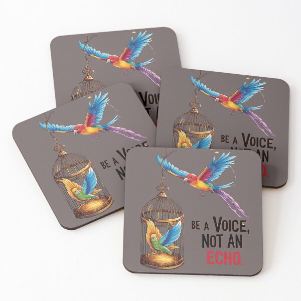 Item preview, Fly Free: Be a Voice, Not an Echo designed and sold by Chroma Dreams .