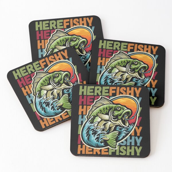 Item preview, Here Fishy Fishy Fishy Funny Gifts For Fishermen designed and sold by I-wanna-T-shirt.