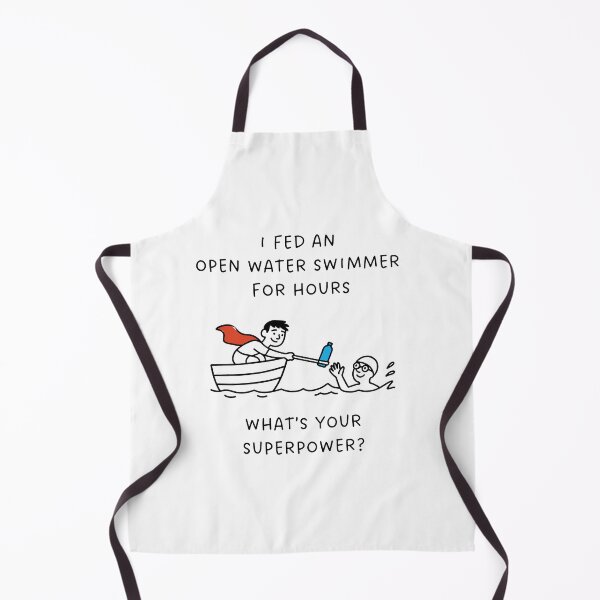 Item preview, Open Water Swim Feeder Superpower - Male Feeder & Male Swimmer designed and sold by Open Water Swimming Gifts.
