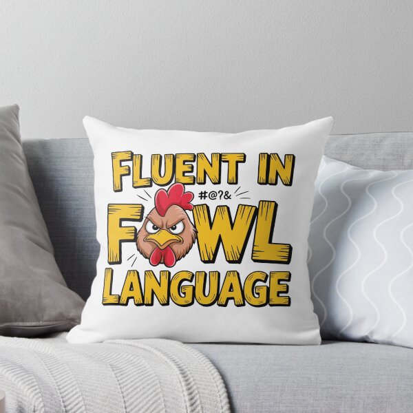 Item preview, Fluent in Fowl Language. Colour Version designed and sold by ArthousePromos.