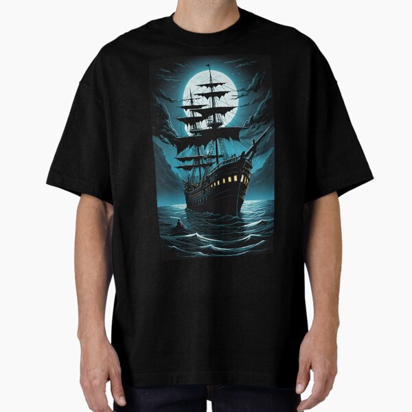 Item preview, ghost ship, flying Dutchman, sailboat, pirate ship designed and sold by Beladonna2021.