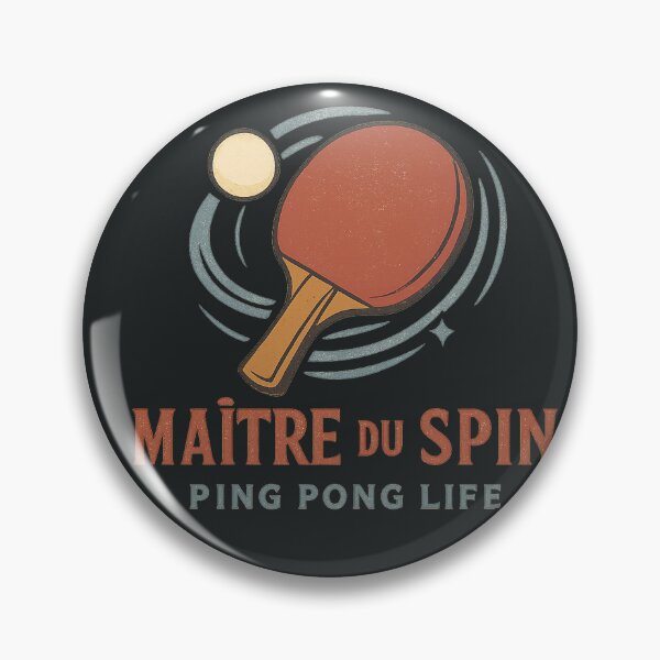 Item preview, Spin Master – Table Tennis Graphic Art designed and sold by MrBoutik.