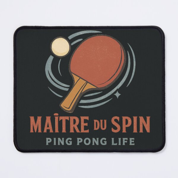 Item preview, Spin Master – Table Tennis Graphic Art designed and sold by MrBoutik.