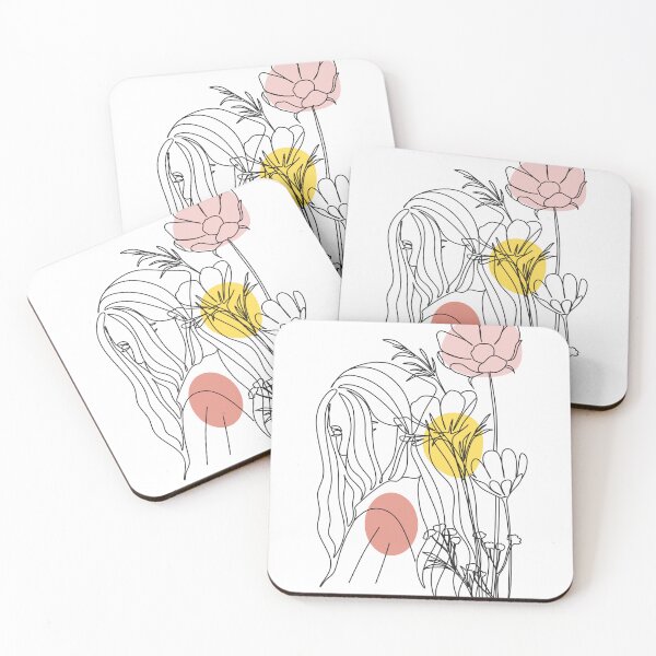 Item preview, Woman with flowers designed and sold by MüllichsFreggerDesign.