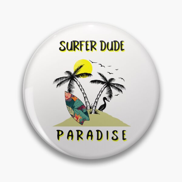 Item preview, Surf Style Surfer Dude Paradise designed and sold by Sartoris Art.