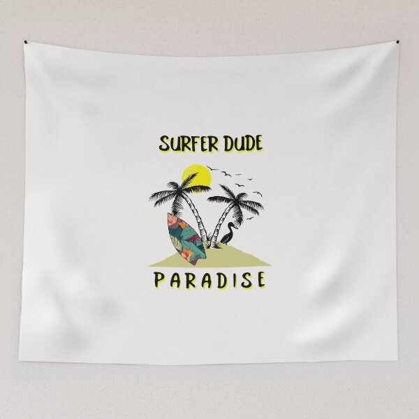 Item preview, Surf Style Surfer Dude Paradise designed and sold by Sartoris Art.