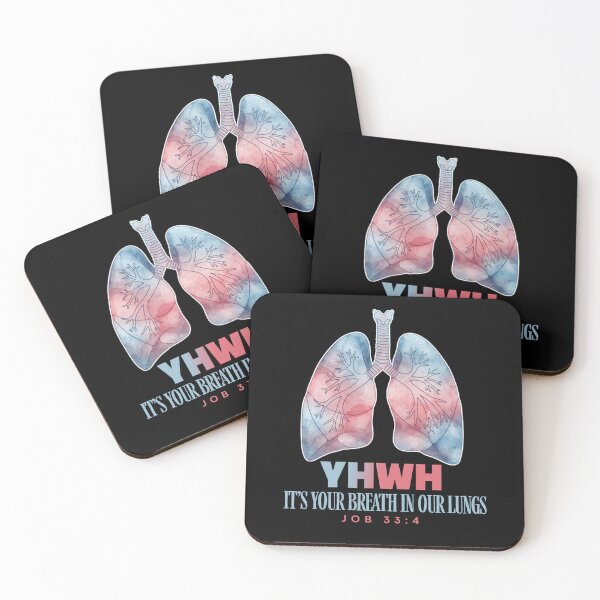 Item preview, YHWH Lungs Christian saying, Every Breath Speak His Name verse, gift for religious designed and sold by LuxeGraphix.