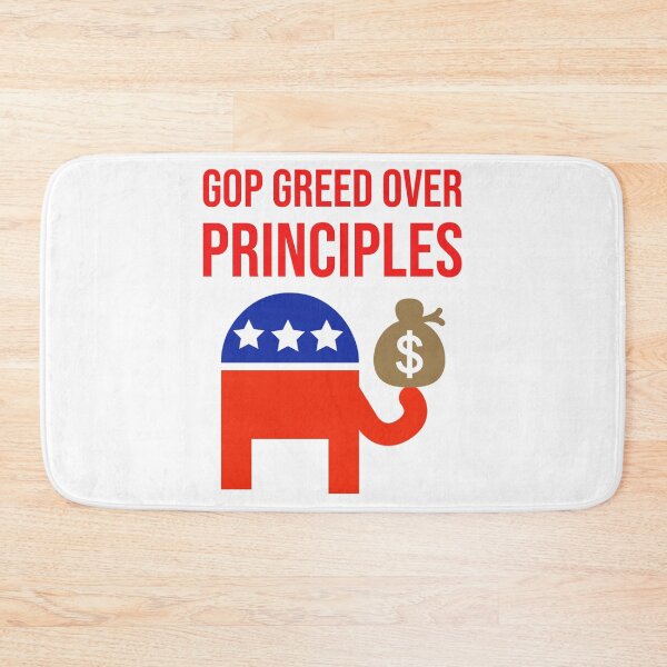 Item preview, GOP greed over principles  designed and sold by Rachel the Artist .