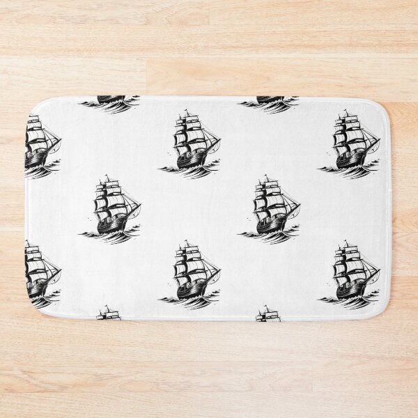 Item preview, ghost ship, flying Dutchman, sailboat, pirate ship designed and sold by DonnaBlankaArt.