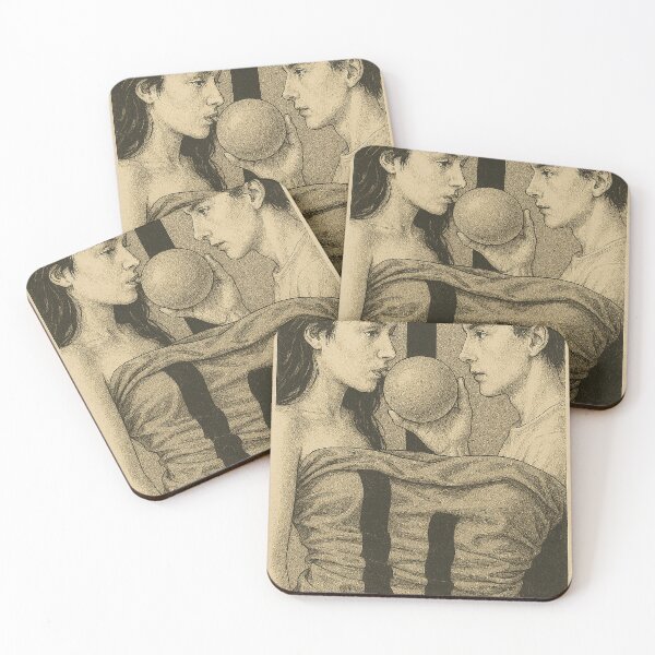 Item preview, Surreal Intimacy Sphere Drawing – Sepia Art	 designed and sold by weirdfishes123.