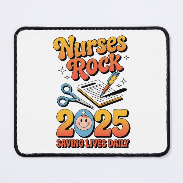 Item preview, 2025 Nurses Rock Retro Celebration for Medical Heroes designed and sold by Taans-Creation.