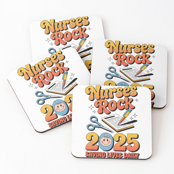Item preview, 2025 Nurses Rock Retro Celebration for Medical Heroes designed and sold by Taans-Creation.