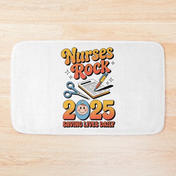 Item preview, 2025 Nurses Rock Retro Celebration for Medical Heroes designed and sold by Taans-Creation.