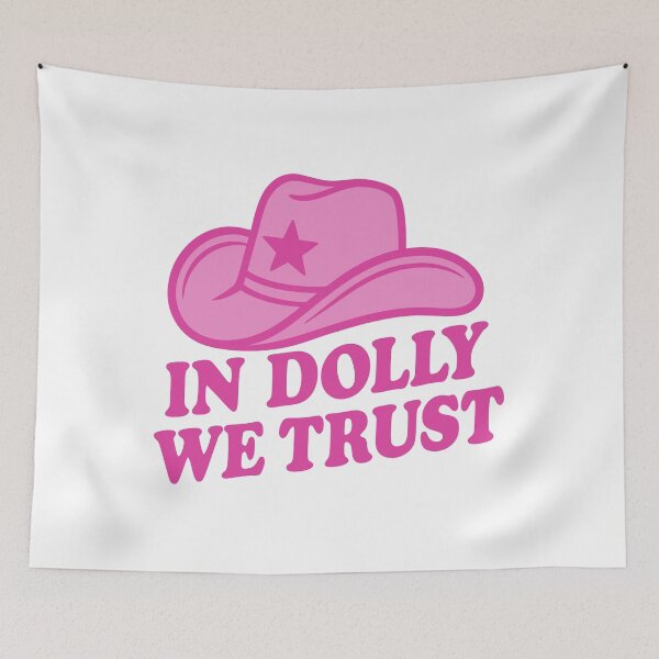 Item preview, Retro Cowgirl Hat Design – In Music We Trust designed and sold by Timegraf.