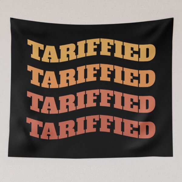 Item preview, Tariffied Wavy Retro Gradient Typography designed and sold by Abdu  Innovations.