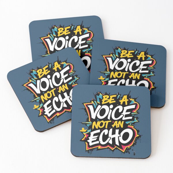 Item preview, Be a Voice Not an Echo – Graffiti Street Art designed and sold by Chroma Dreams .