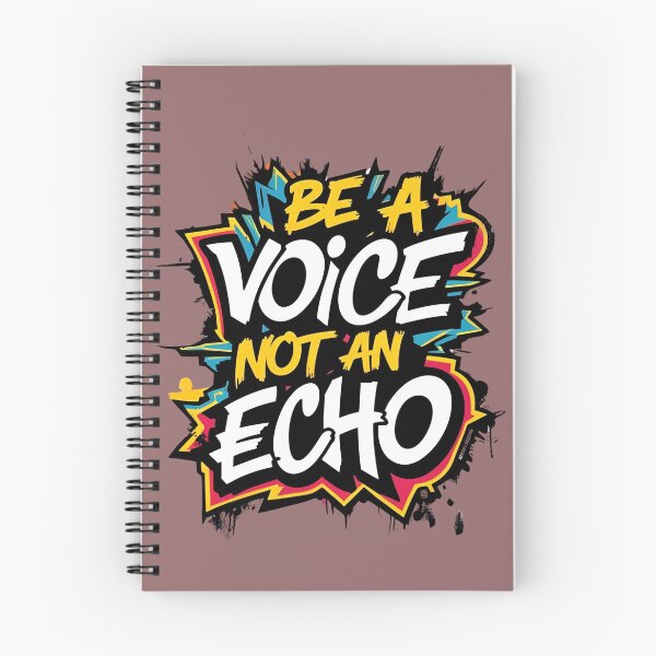 Item preview, Be a Voice Not an Echo – Graffiti Street Art designed and sold by Chroma Dreams .
