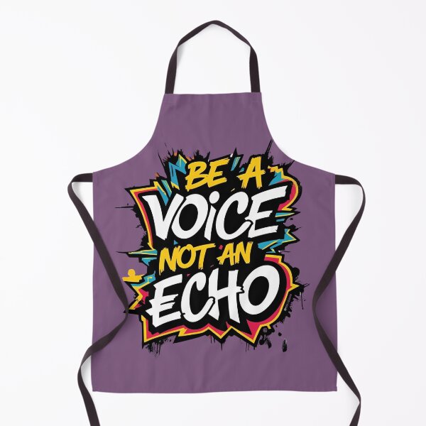 Item preview, Be a Voice Not an Echo – Graffiti Street Art designed and sold by Chroma Dreams .
