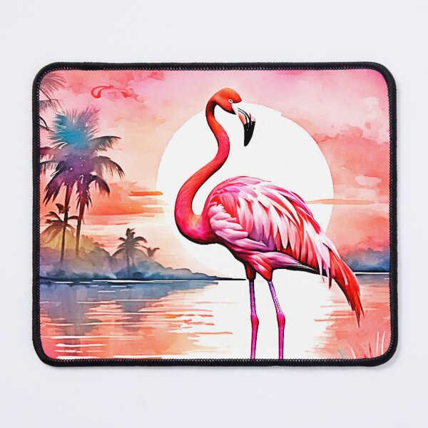 Item preview, Pink Flamingo Sunset designed and sold by Health And Fitness Posts e-Store.